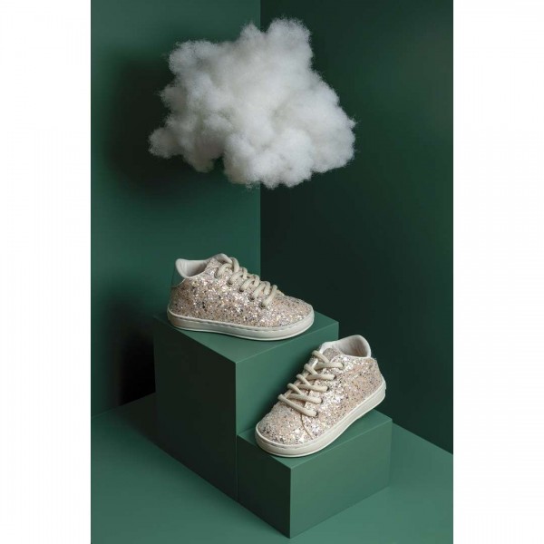 Lace fabric store sneakers