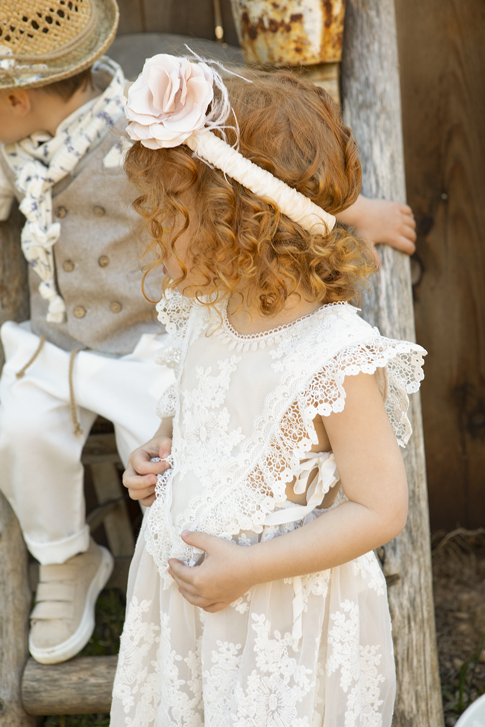 Boho hotsell baptism dress