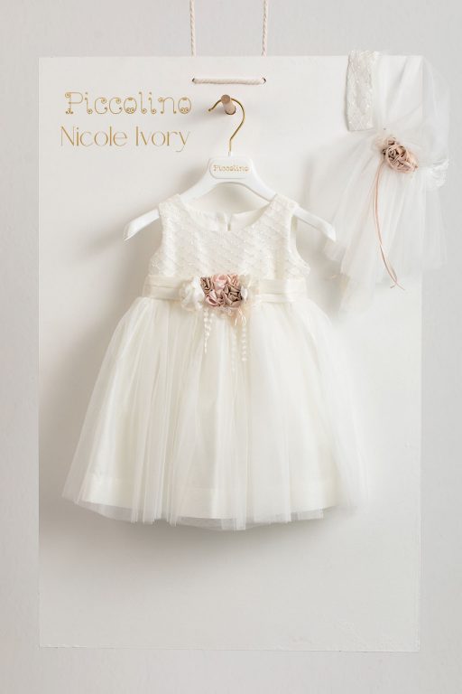 Βαπτιστικό φόρεμα Piccolino Nicole Ivory