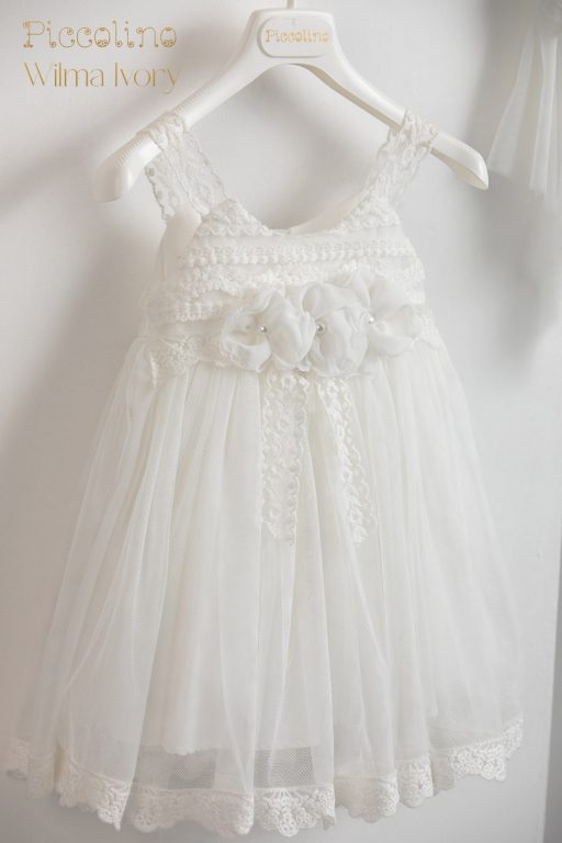 Piccolino Wilma Ivory baptism dress