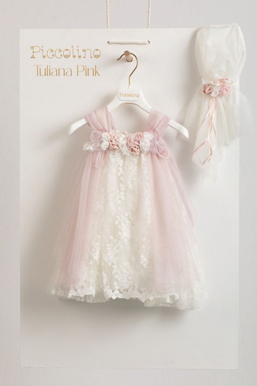 Christening dress Piccollino Tuliana Pink