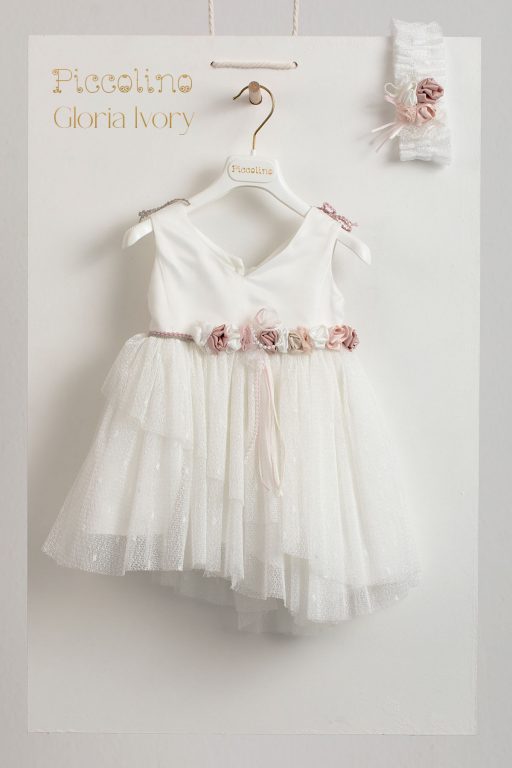 Christening dress Piccolino Gloria Ivory