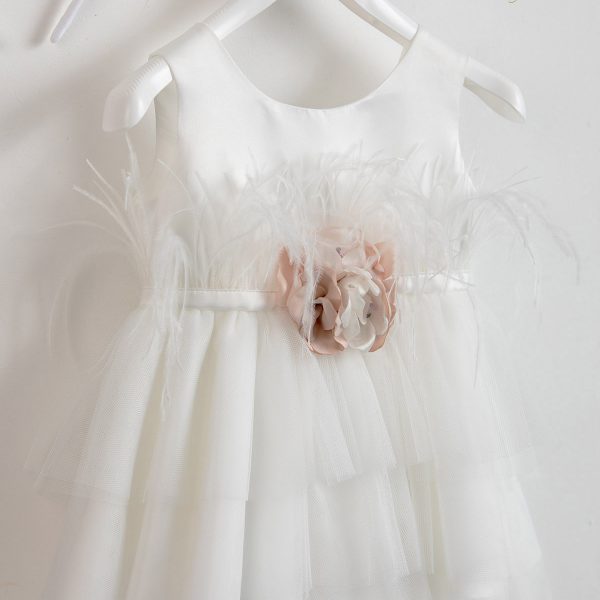 Βαπτιστικό φόρεμα Piccolino Tiffany Ivory