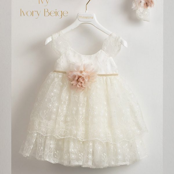 Baptismal dress Piccolino Ivy Ivory-Beige