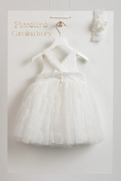 Βαπτιστικό φόρεμα Piccolino Carolina Ivory